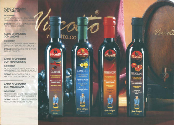 Aceto di Vincotto Originale con Peperoncino 100 ml.